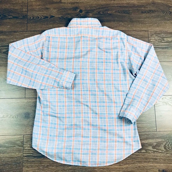 Levi’s Mens Vintage 80s Regular Fit Long Sleeve Button Down Western Plaid Shirt - Picture 3 of 4